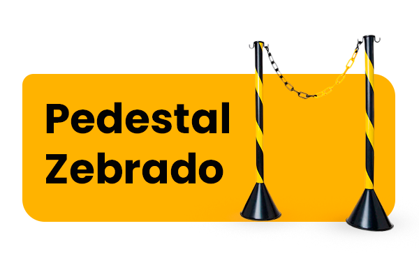 PEDESTAL ZEBRADO